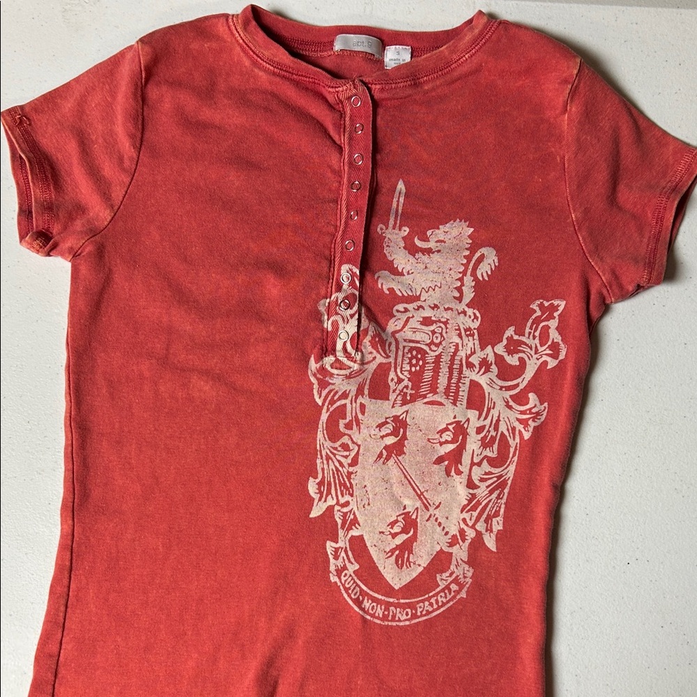 Apt. 9 Orange Graphic Tee